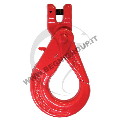 begni-group-G80SKC Gancio self-locking a forcella in acciaio grado 80 Gancio self-locking a forcella in acciaio grado 80.