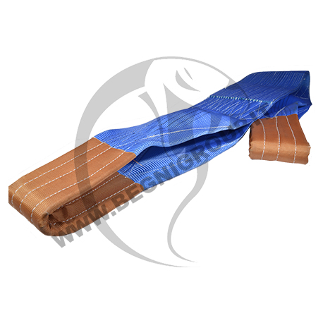 begni-group-Brache di sollevamento (cinghie fasce) piatte con asole, costruzione a 2 strati portanti -8t Brache di sollevamento (cinghie / fasce) piatte con asole, costruzione a 2 strati portanti.