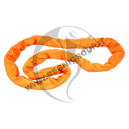 Brache di sollevamento (cinghie fasce) tonde ad anello.