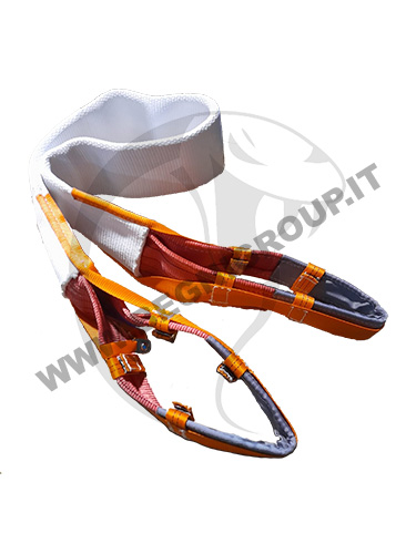 begni-group-Brache di sollevamento piatte in poliestere 2 - 4 strati con guaina HDT in Dyneema® resistente al taglio 2WHD050150R02500 Brache di sollevamento piatte in poliestere 2 - 4 strati con guaina HDT in Dyneema® resistente al taglio.