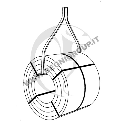 begni-group-Brache di sollevamento piatte in poliestere 2 - 4 strati con guaina HDT in Dyneema® resistente al taglio HD-HPRSA&coils_bn Brache di sollevamento piatte in poliestere 2 - 4 strati con guaina HDT in Dyneema® resistente al taglio.