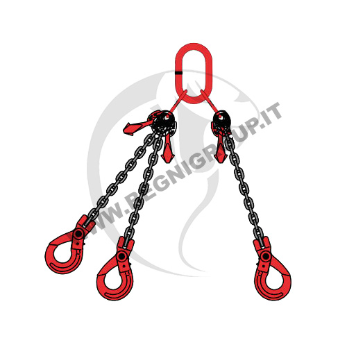 begni-group-Brache in catena in acciaio grado 80 (3 tratti) C083-KG-SK Brache in catena in acciaio grado 80 (3 tratti)