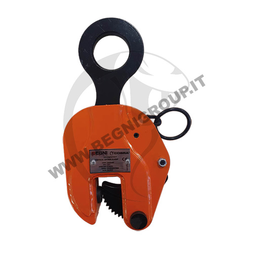 Pinza di sollevamento verticale, con attacco standard