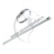 Ex Cable Tie. 1/2" x 11.8" Microchip digitale RFID con tag in acciaio ATEX.