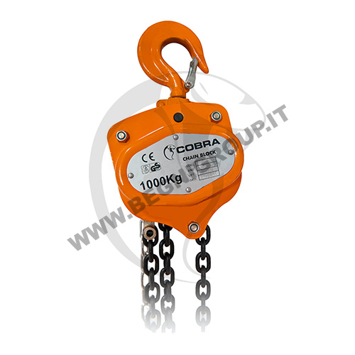 Paranchi a catena per sollevare, abbassare, legare e trainare carichi mediante catena di manovra