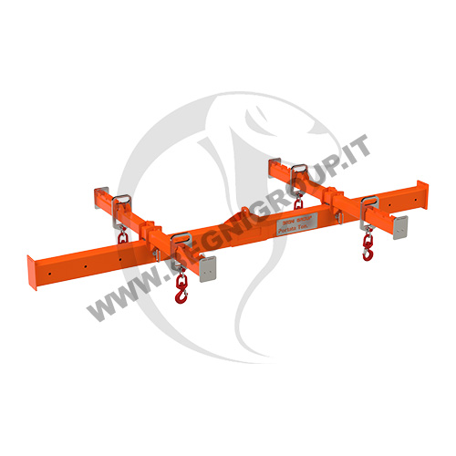 begni-group-VAR-BHGR CHIUSO Bilancino di sollevamento ad H con ganci regolabili, sollevamento centrale Bilancino di sollevamento ad H con ganci regolabili, sollevamento centrale