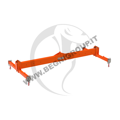 begni-group-VAR-BHGRR APERTO Bilancino di sollevamento ad H con ganci regolabili, sollevamento centrale, con rulli regolabili Bilancino di sollevamento ad H con ganci regolabili, sollevamento centrale, con rulli regolabili