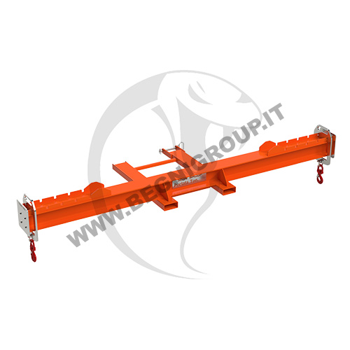 begni-group-VAR-BMGRI APERTO Bilancino di sollevamento monotrave con ganci regolabili, inforcabile Bilancino di sollevamento monotrave con ganci regolabili, inforcabile