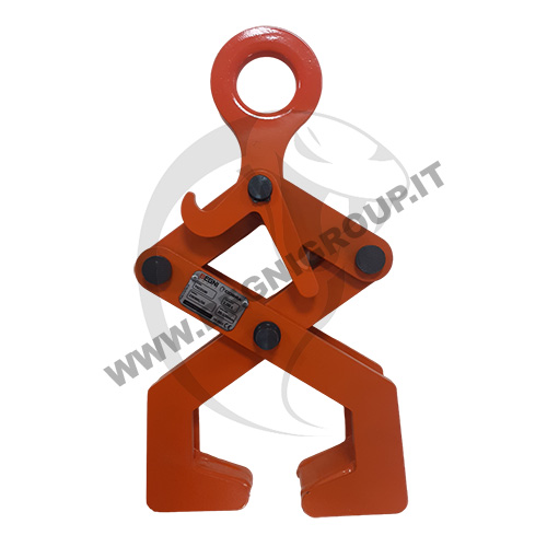 Pinza per il sollevamento di profili ferroviari