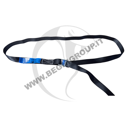 Sistemi di ancoraggio (cricchetti fasce di ancoraggio) con fibbia ad anello